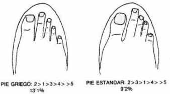 Pie griego